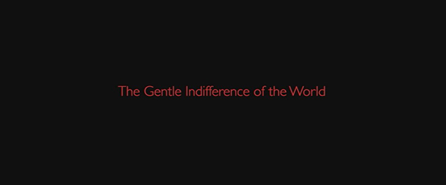 LA TENDRE INDIFFERENCE DU MONDE